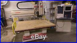 Thermwood CNC Router, 3-Axis, 5x5 table, Hand held programmer, with vacuum pump
