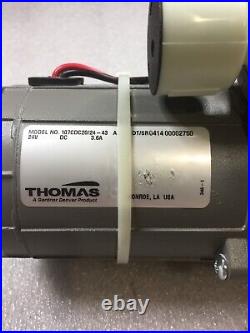 Thomas 107CDC20 1/10 HP Compressor/Vacuum Pump 107cdc20/24-43 24v 3.6a