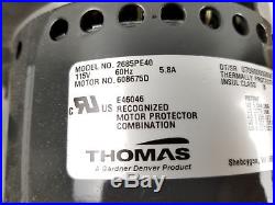 Thomas 2685PE40 Air Compressor Pump Lake Fish Pond Aerator Pump Aeration
