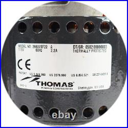 Thomas 2688VEF22 115V Oil-less WOB-L Piston Compressor/Vacuum Pump WORKS