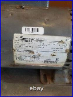 Thomas B-173166-21 Vacuum Pump Poor Condition