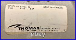 Thomas Compressor & Vacuum Pumps Pump 607BA44C Tested and Working