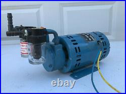 Thomas SR-0015-VP Motor-Mounted Oil-Less Continuous Rotary Pump 1/10 HP USA