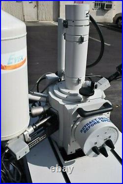 Topcon sm-300 Scanning Electron GUN Microscope SEM Evex Ulvac Adixen Vacuum Pump
