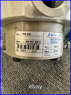 Turbo Molecular Vacuum Pump Pfeiffer Balzers GmbH TPH 240