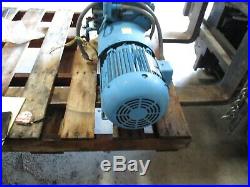 Tuthill Kinney Vacum Pump With Lincoin Electric Motor #712858r Used
