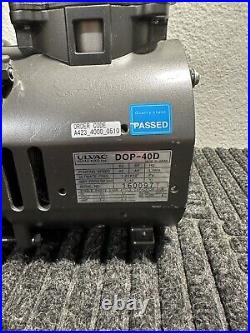 ULVAC DOP-40D Vacuum Pump Single Phase 210W Japan Made Good Condition