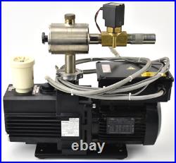 ULVAC KINKO GLD-040 Rotary Vacuum Pump with OMT-050A Trap & VCW41-5G-10 Solenoid