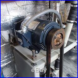 UNA-DYN 5hp Power Max Vacuum Pump 460v 3 phase 60cyl 4.8 kva Used T/O