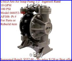 USED Aro AP388 Air Soap Pump 1/2, 10 GPM, 100 PSI, Urethane Aro Ingersoll Rand