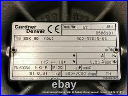 USED Gardner Denver SSK 90 SSK90 Blower Vacuum Pump FREE SHIPPING