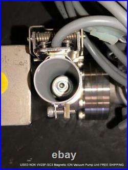 USED NOK VV23F-SC3 Magnetic ION Vacuum Pump Unit FREE SHIPPING