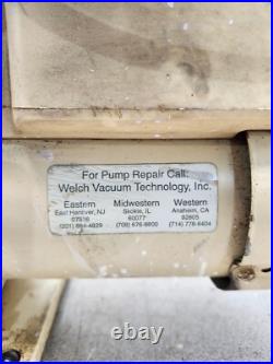 USED NO BOX Welch DirecTorr Vacuum Pump 1.5 MODEL 8905