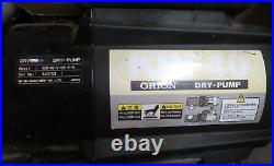 USED Oilless Orion Dry Rotary Vane Vacuum Pump/Beldor Motor (161-Door)