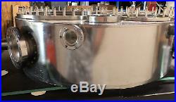 Ultra High Vacuum Chamber Stainless Steel Conflat CF CFF 28.5x 9 UHV SS +Stand