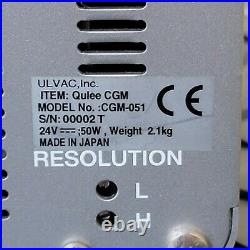 Ulvac Qulee CGM-051 Compact Process Gas Monitor With New CGM-IS01 ION Source