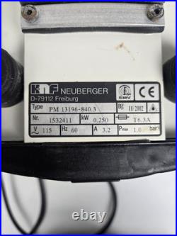 Used EDWARDS KNF Laboratory Diaphragm Vacuum Pump PM 13196-840.3