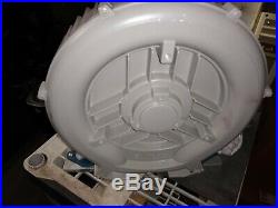 Used ELMO-G 2BH100-7AK02 regenerative ring air blower vacuum 208/230v 3ph