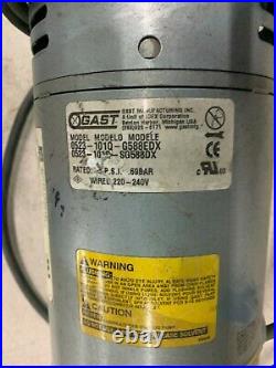 Used Gast 0523-101q-g588edx Vacuum Pump Emerson S055jxppz-7714
