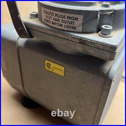 Used Gast DOA-P149-AA Diaphragm Vacuum Pump 115v