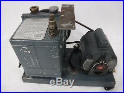 Used Welch Duo-seal 1402 Vacuum Pump With Ge 1/2hp 5kc42jg14e Motor B