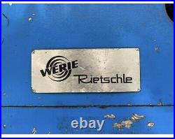 Used Werie Rietschle 15 HP, 1770 RPM, 60 Hz, 3 Phase Vacuum Pump withSpare Chamber