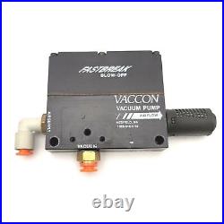 VACCON VP2X-60H FastVac Vacuum Pump With FastBreak Blow Off 28Hg 80psi, 1/4NPT