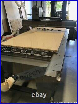 VERY CLEAN MultiCam CNC Router 3000 series 4x8 table includes vacuum pump