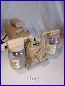 VINTAGE WORKS GREAT Gast 0440-V119A Vacuum Pump with 1/3 HP General Electric Motor