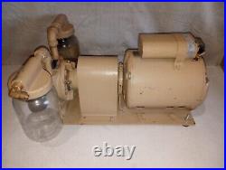 VINTAGE WORKS GREAT Gast 0440-V119A Vacuum Pump with 1/3 HP General Electric Motor