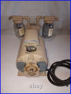 VINTAGE WORKS GREAT Gast 0440-V119A Vacuum Pump with 1/3 HP General Electric Motor