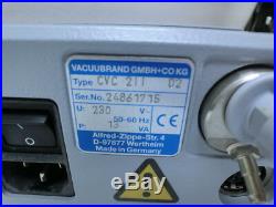 Vacuubrand CVC211 02 Vacuum Pump Controller, CVC2II, 230Vac, used, Ger#5739