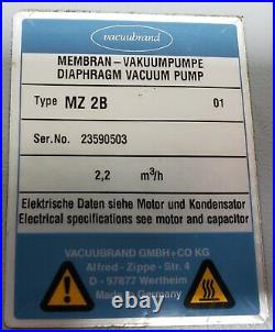 Vacuubrand Diaphragm Vacuum Pump Mz 2b