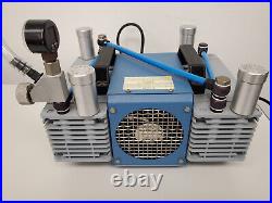 Vacuubrand Diaphragm Vacuum Pump. Pulls 80mbar (rated). Very Quiet DRY PUMP
