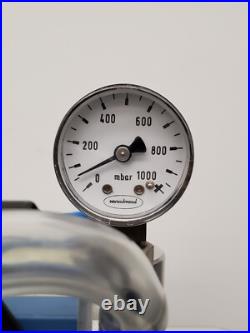 Vacuubrand Diaphragm Vacuum Pump. Pulls 80mbar (rated). Very Quiet DRY PUMP