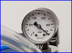 Vacuubrand Diaphragm Vacuum Pump. Pulls 80mbar (rated). Very Quiet DRY PUMP