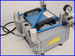 Vacuubrand Diaphragm Vacuum Pump. Pulls 80mbar (rated). Very Quiet DRY PUMP Vacuubrand Diaphragm Vacuum Pump. Pulls 80mbar (rated). Very Quiet DRY PUMP