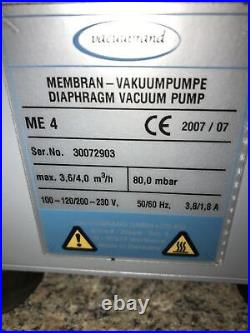 Vacuubrand ME4 Diaphragm Vacuum Pump