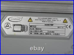 Vacuubrand MV 0.5M 0.8mbar 120v/240v Diaphragm Vacuum Pump