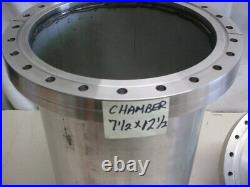 Vacuum Chamber 71/2 diameter X 121/2 deep Stainless with valve