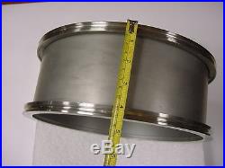 Vacuum Flange Adapter, Stainless Steel, 10 ID, Good Condition