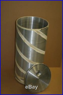 Vacuum chamber precision aluminum cylinder 13 x 28