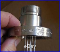 Varian High Vacuum Feed Through 8 Pin Electrical Feed through 954-5012