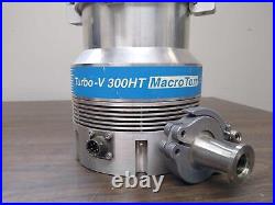 Varian Turbo-V 300HT Macro Torr 969-9037 Vacuum Pump Balzers Gauge PKR250