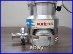 Varian Turbo-V 300HT Macro Torr 969-9037 Vacuum Pump Balzers Gauge PKR250
