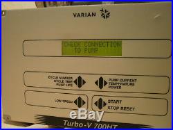 Varian Turbo-V 700HT C. U. Controller TV700 Pump, 9699445M001,220V, Italy, used$2866