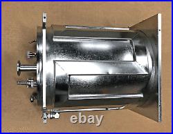 Varian Water Cooled Vacuum Chamber Sputter Coating 13 x 10 OD Feedthrough