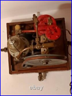 Vintage Antique Kerosene Vacuum Pump & Case