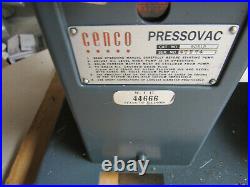 Vintage Cenco Presso-vac Model 90510 Vacuum Pump 1/4hp Dayton Motor 120 Volts