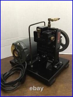 Vintage Nelson Vacuum Pump Berkeley Calif WithCentury Motor Nevaco HEAVY SN 15099
